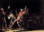 Willem Cornelisz. Duyster Carnival Clowns Sweden oil painting artist